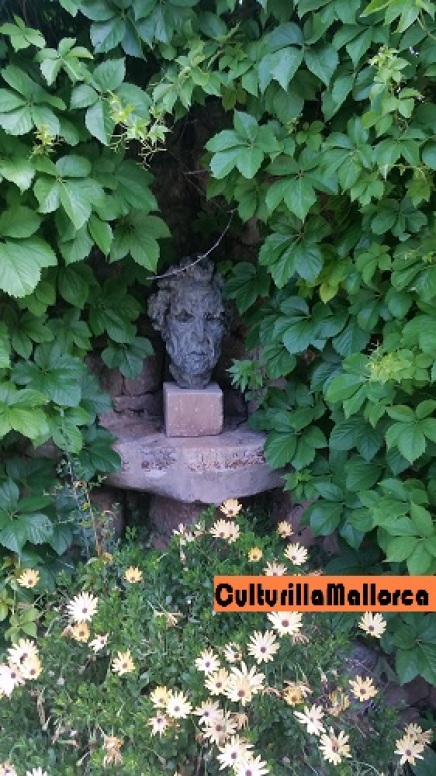 Busto Robert Graves. Deià. Mallorca. Autor: PaullusHIstoricus